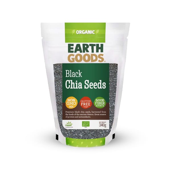 Organic Black Chia Seeds; 340g