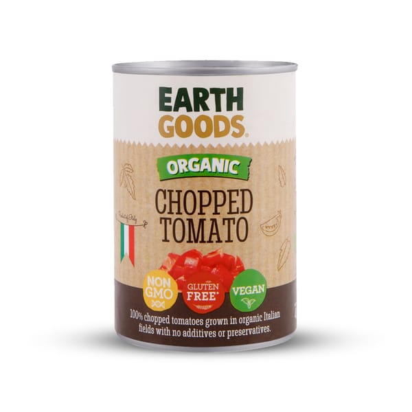 Organic Chopped Tomatoes; 400g