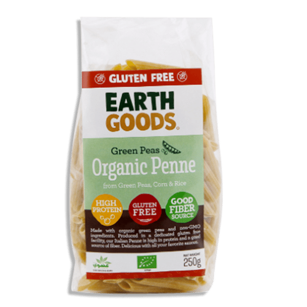 Organic Gluten-free Green Peas Penne; 250g