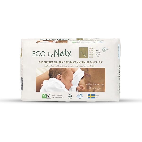 Eco-certified Diapers - Size 0 4-5kg; 25 pcs