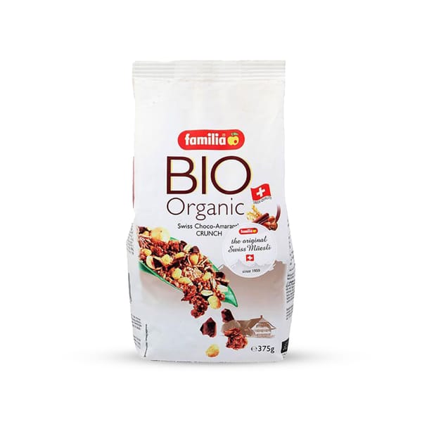 Organic Swiss Choco & Amaranth Crunch Cereal; 375g