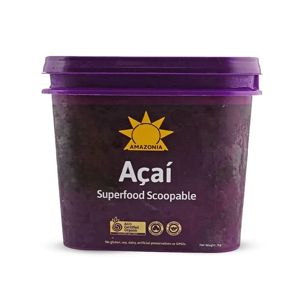 Organic Acai Scoopable Puree Tub; 3kg