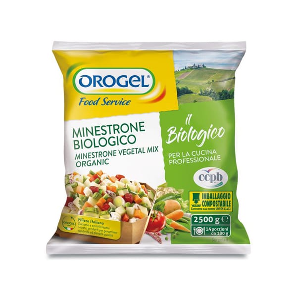 Organic Minestrone Vegetable Mix; 2.5kg