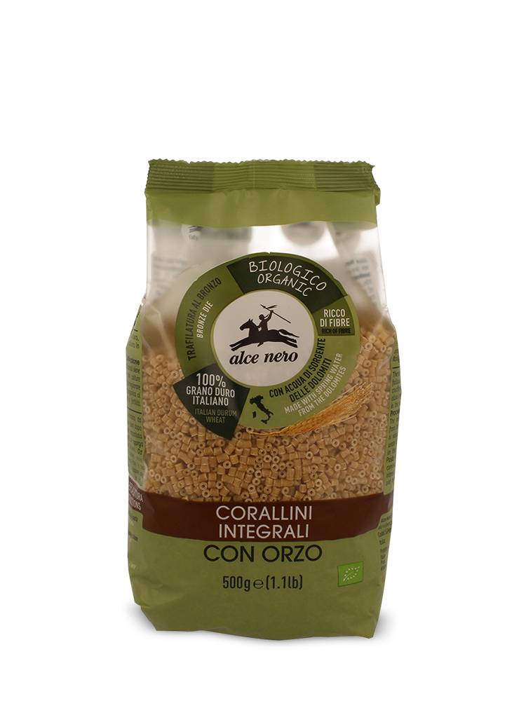 Organic Durum Wheat & Barley Corallini; 500g