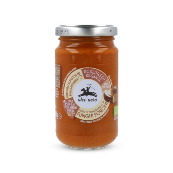 Organic Tomato Sauce with Porcini Mushrooms; 200g