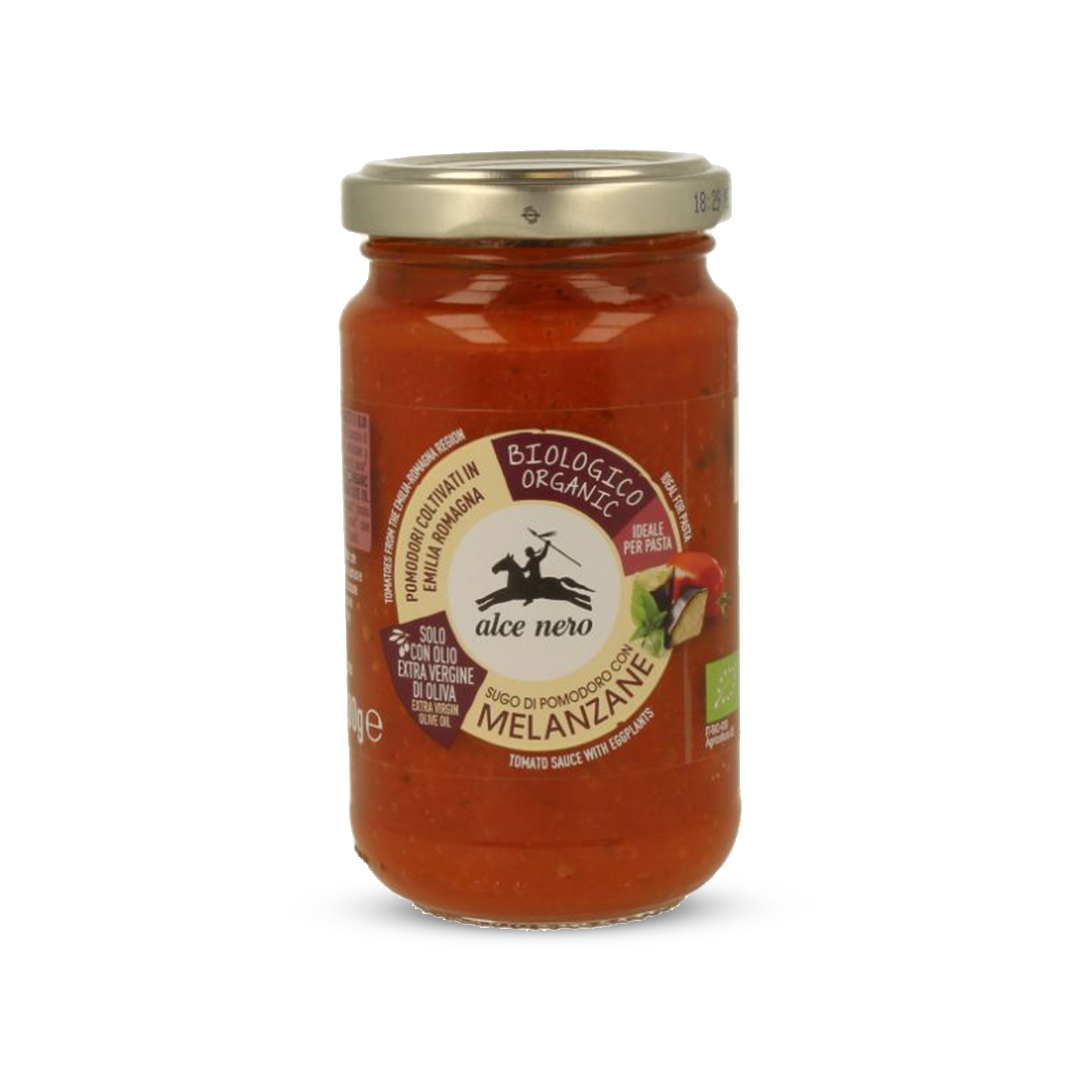 Organic Tomato Sauce with Aubergines; 200g