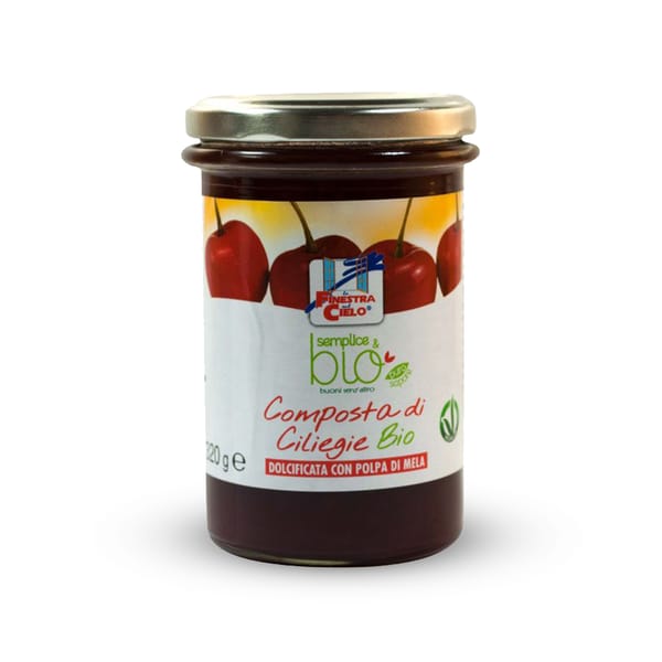 Organic Cherry Jam; 320g