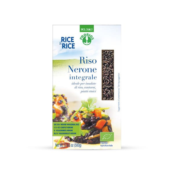 Organic Italian Nerone Rice; 500g
