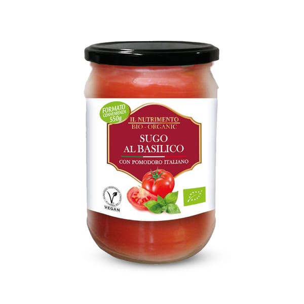 Organic Tomato Basil Sauce; 550g