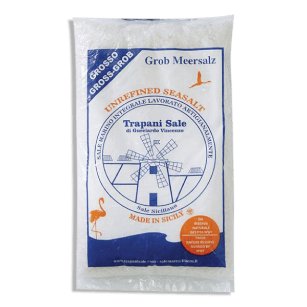 Organic Granules Salt From Trapani; 1Kg