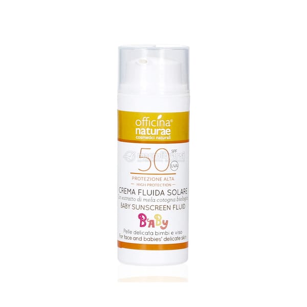 Organic Baby Sunscreen Fluid - SPF 50 High Protection; 50ml