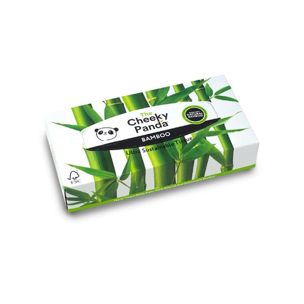 Eco-friendly Bamboo Facial Tissue - 3 Ply; 80 Sheets