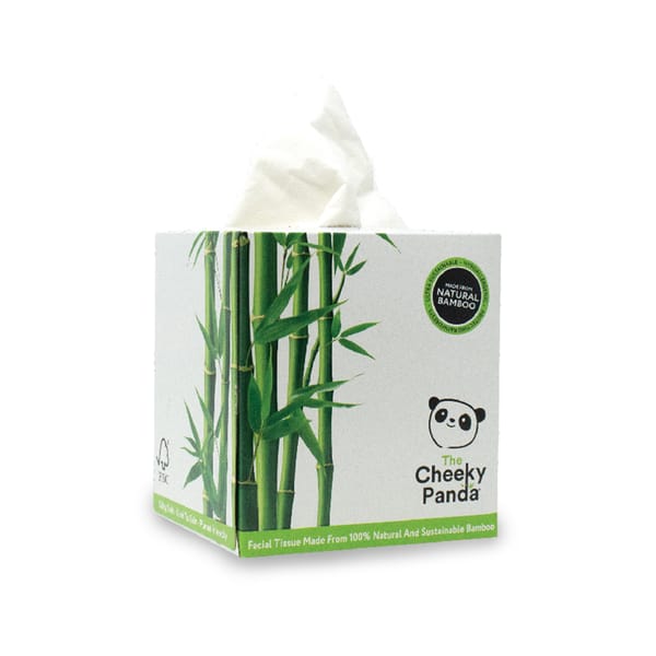 Eco-friendly Bamboo Facial Tissue - 3 Ply; 56 Sheets