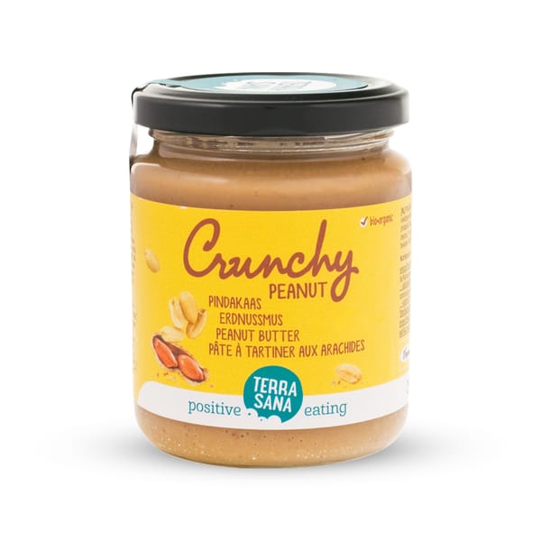 Organic Peanut Butter Crunchy; 250g