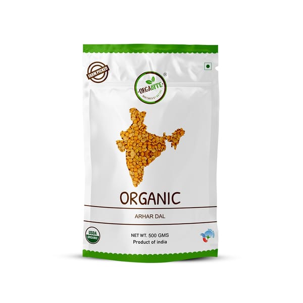 Organic Arhar Dal; 500g
