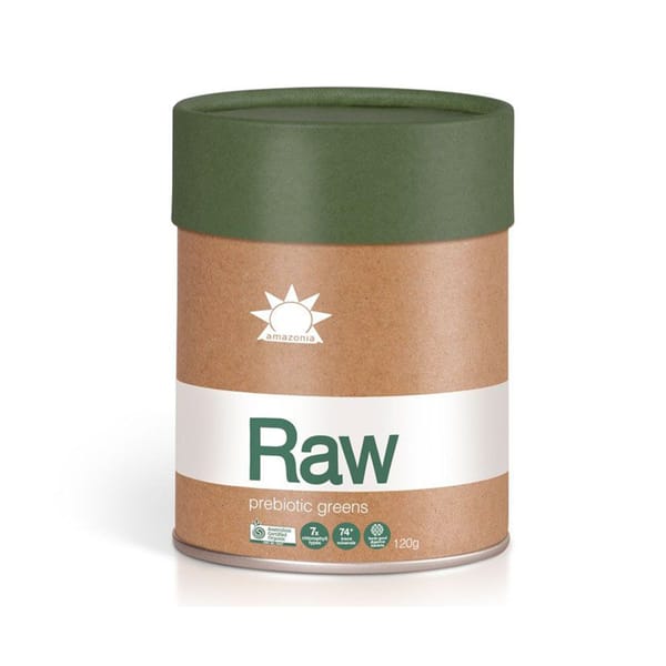 Organic Raw Prebiotic Greens; 120g
