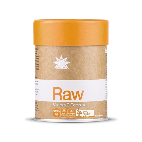 Organic Raw Immune Vitamin C Supplement - ; 120g