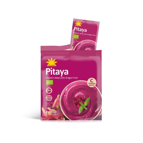 Organic Pink Pitaya Smoothie; 4 x 100g