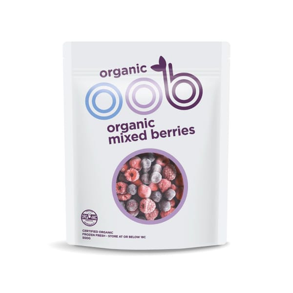 Organic Frozen Mixed Berries; 500g