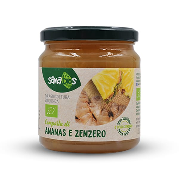 Organic Fruit Spread - Pineapple with Ginger; 320g
