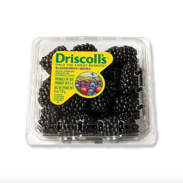 Organic Blackberry - Driscolls; 170g