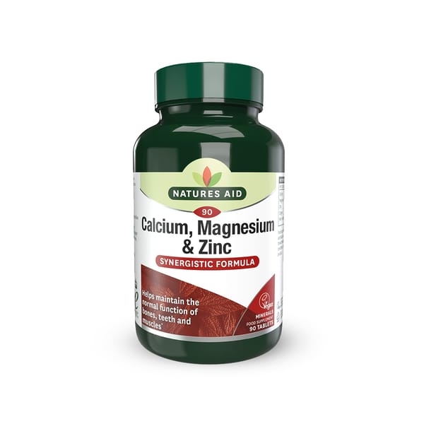 Vegan Calcium, Magnesium + Zinc Supplement; 90 tabs 