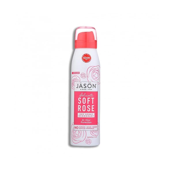 Plant-based Dry Spray Deodorant - Delicate Soft Rose; 90g