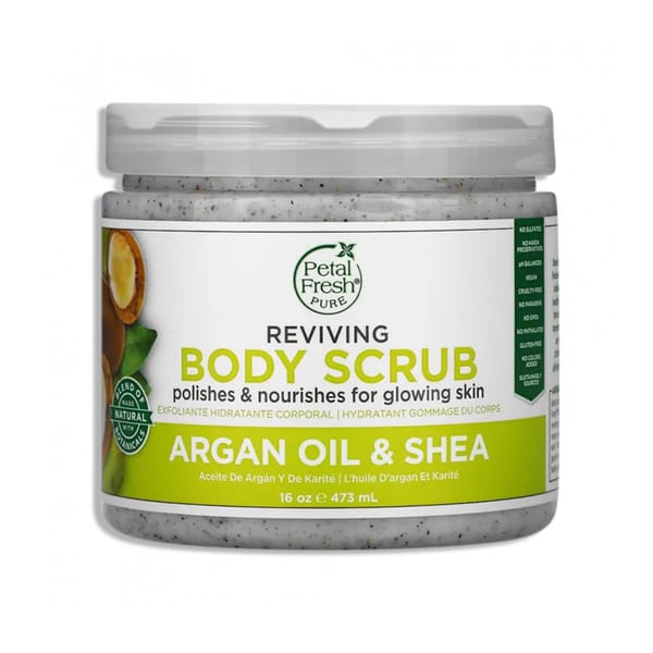 Vegan Reviving Body Scrub - Argan Oil & Shea; 473ml