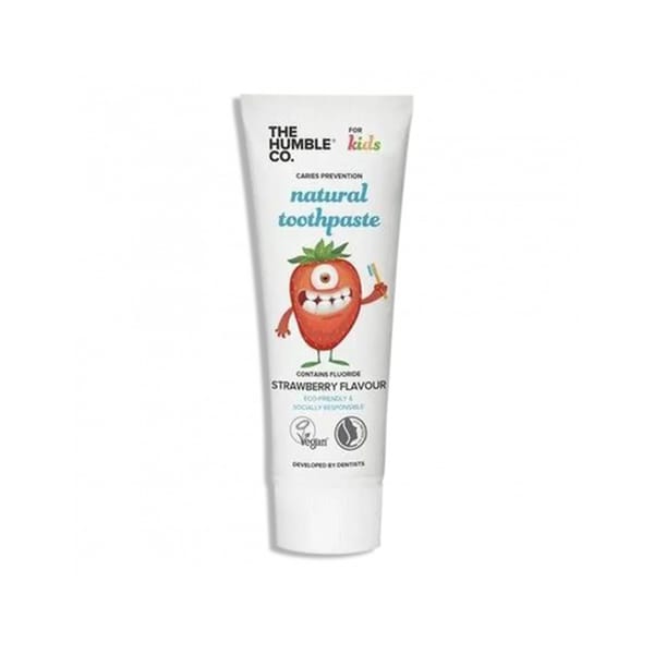 Eco-friendly Natural Toothpaste Kids - Strawbery; 75ml