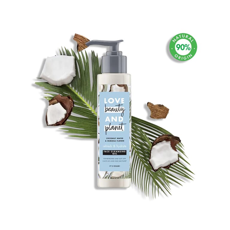 Vegan Face Cleansing Gel Refresh & Hydrate - Coconut Water & Mimosa Flower; 125ml